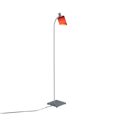 Lampe de Bureau Floor Lamp in Red.