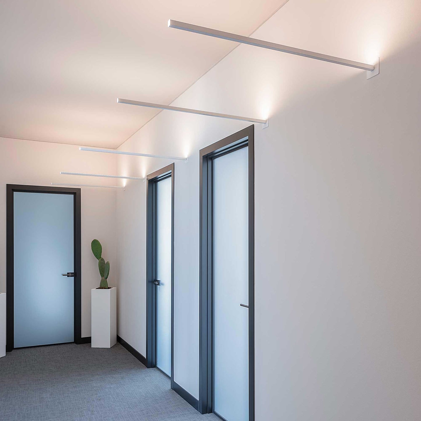 Linescapes LED Wall Light in hallway.