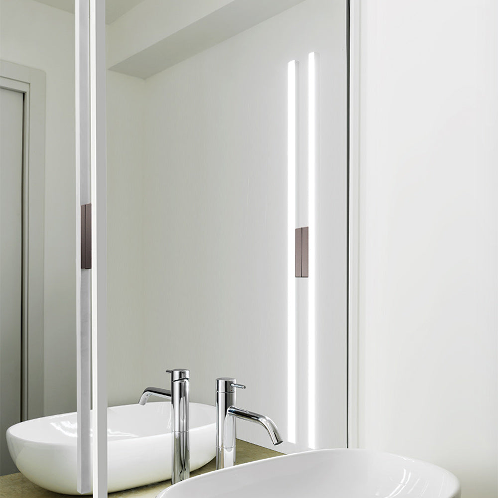 Linescapes Linear LED Wall Light in bathroom.