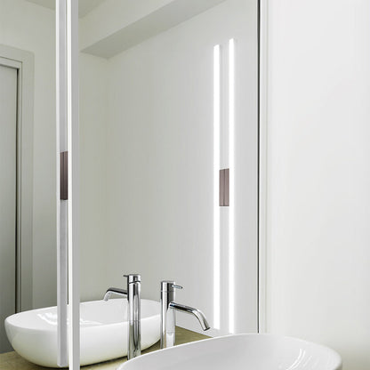Linescapes Linear LED Wall Light in bathroom.