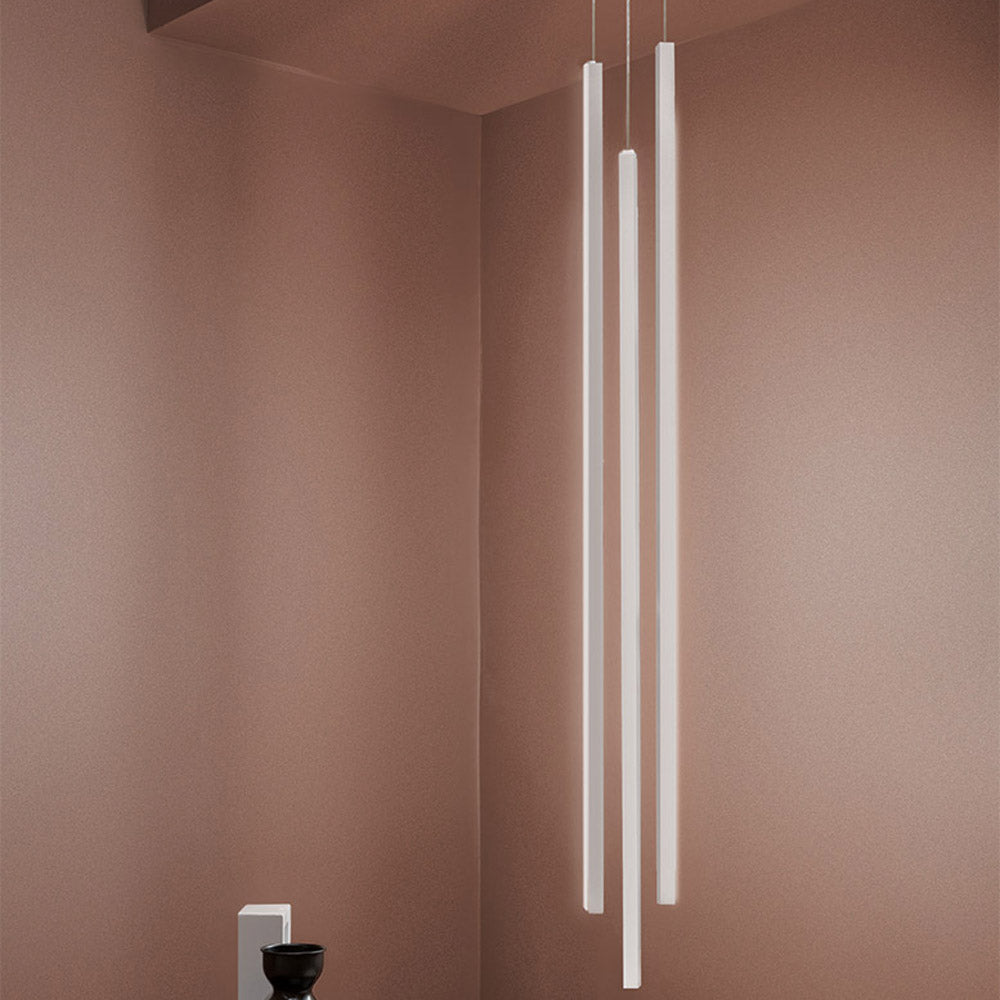 Linescapes Vertical LED Pendant Light in Detail.