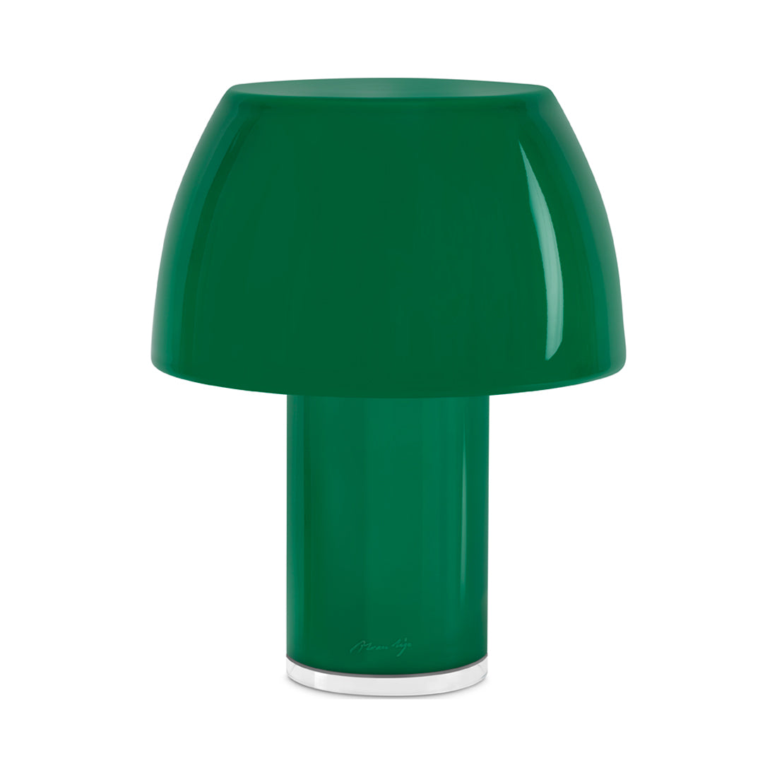 Lorosae LED Rechargeable Table Lamp in Rosemary Green.