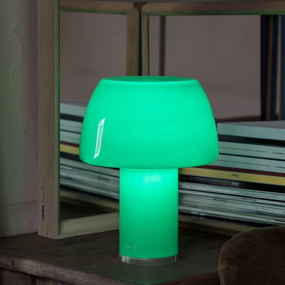 Lorosae LED Rechargeable Table Lamp in living room.