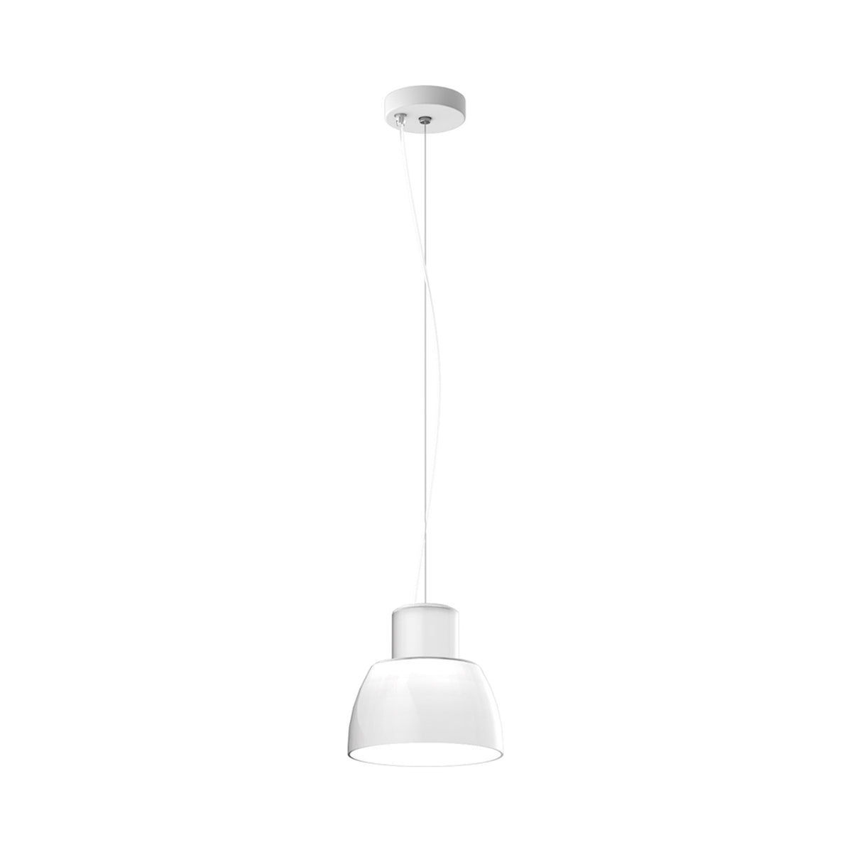 Lorosae Pendant Light in Jasmine White (7.9-Inch).