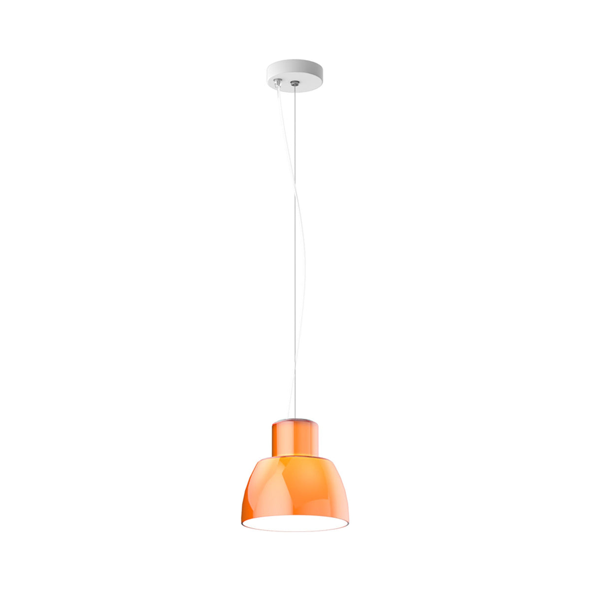 Lorosae Pendant Light in Sicilian Orange (7.9-Inch).