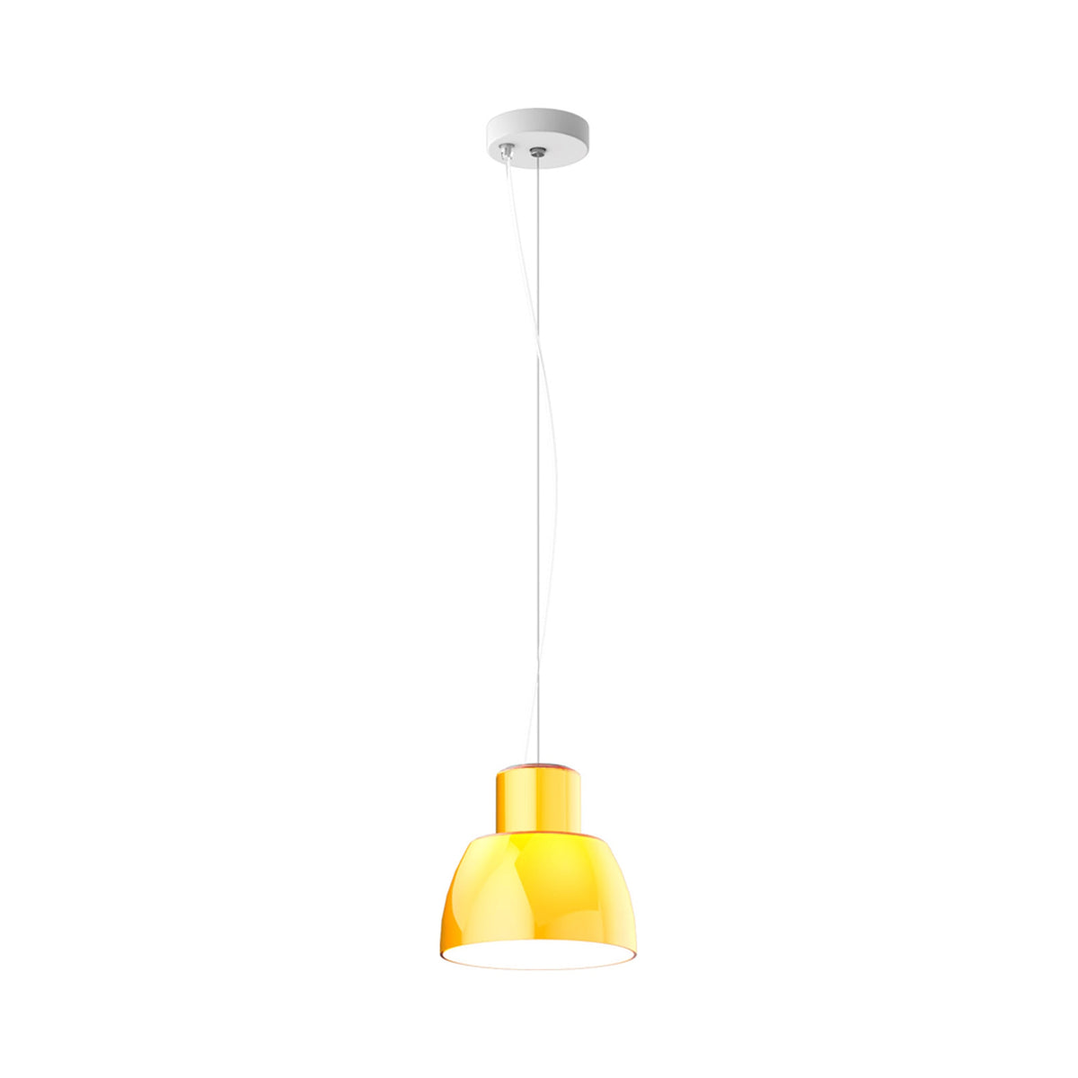 Lorosae Pendant Light in Sorrento Yellow (7.9-Inch).