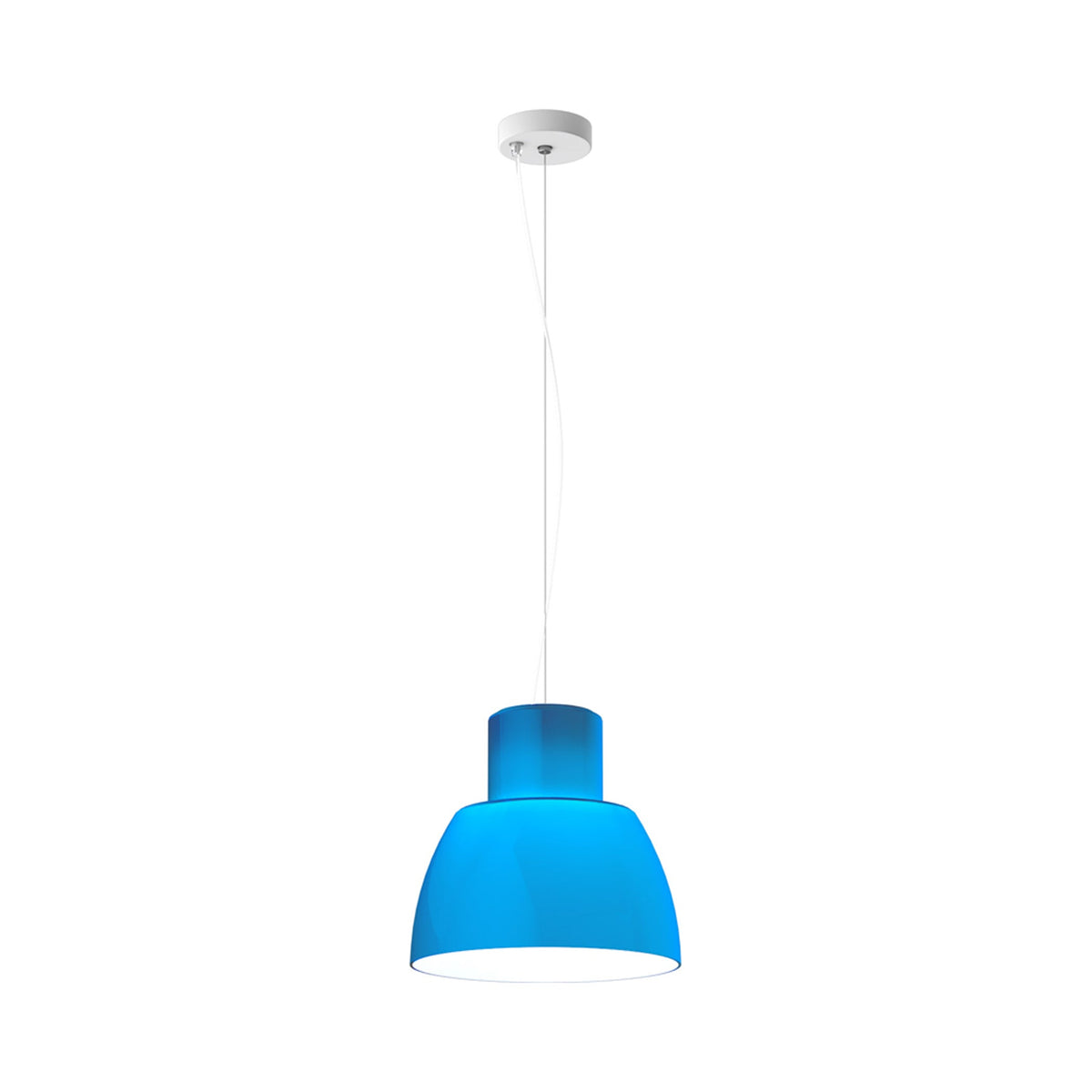 Lorosae Pendant Light in Ocean Blue (11.8-Inch).