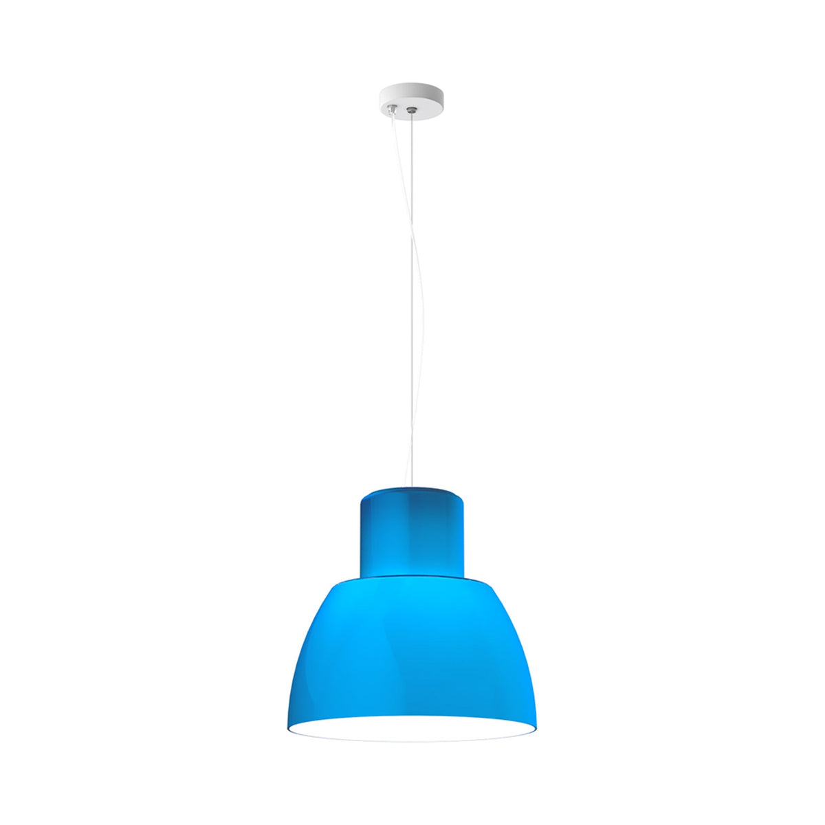 Lorosae Pendant Light in Ocean Blue (15.7-Inch).