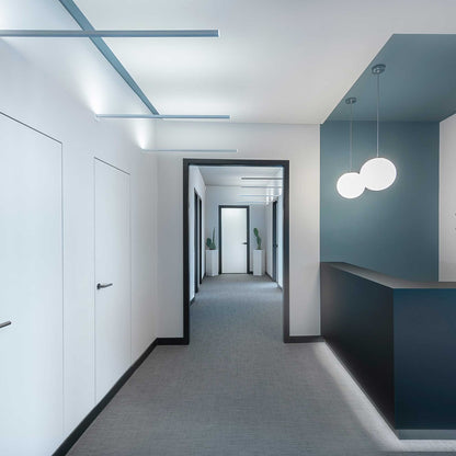 Maga Pendant Light in living room.