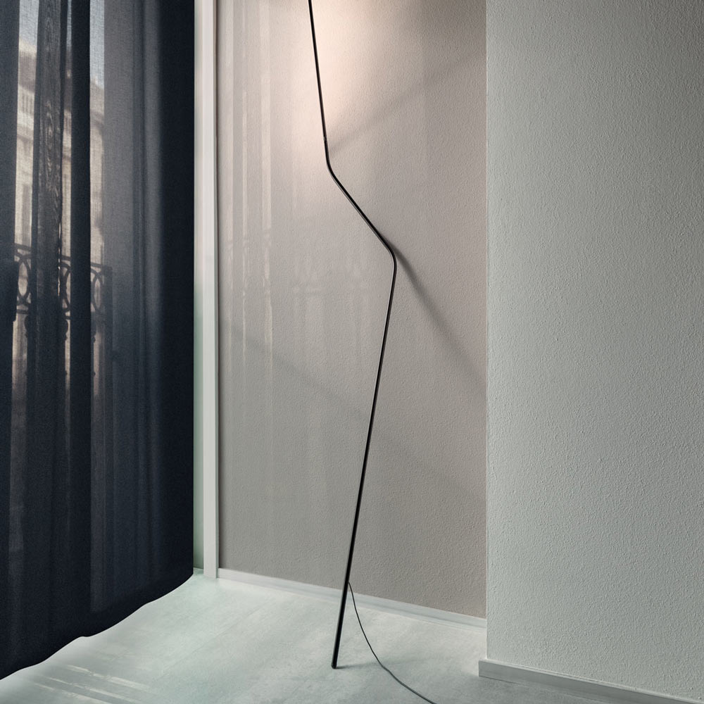 Neo LED Floor Lamp in living room.