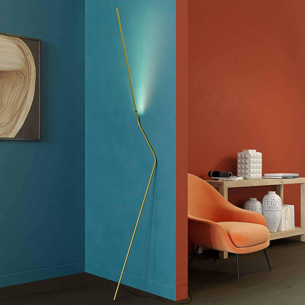 Neo LED Floor Lamp in living room.