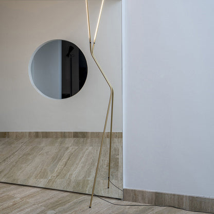 Neo LED Floor Lamp in living room.