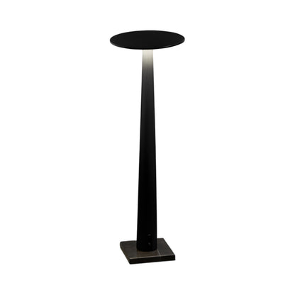 Portofino Marble LED Rechargeable Table Lamp in Black/Sahara Noir.