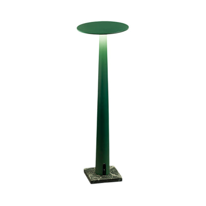 Portofino Marble LED Rechargeable Table Lamp in Emerald Green/Green Guatemala.