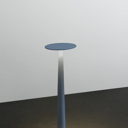 Portofino Marble LED Rechargeable Table Lamp in living room.