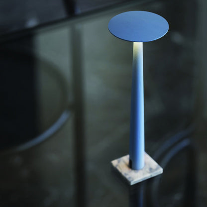 Portofino Marble LED Rechargeable Table Lamp in Detail.
