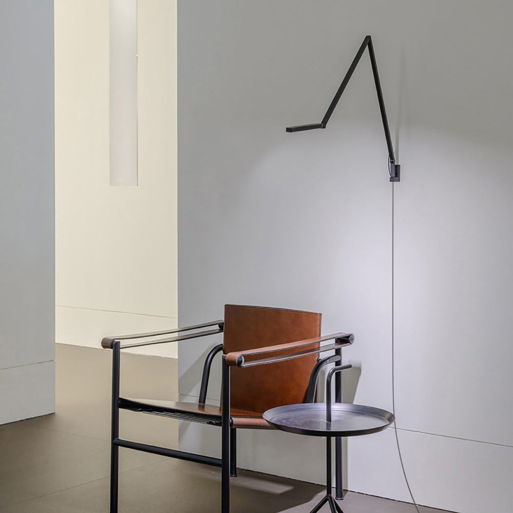 Untitled Linear LED Table / Wall Light in living room.