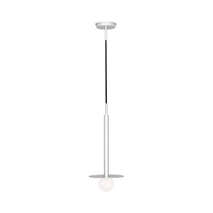 Nodes Pendant Light in Polished Nickel (20-Inch).
