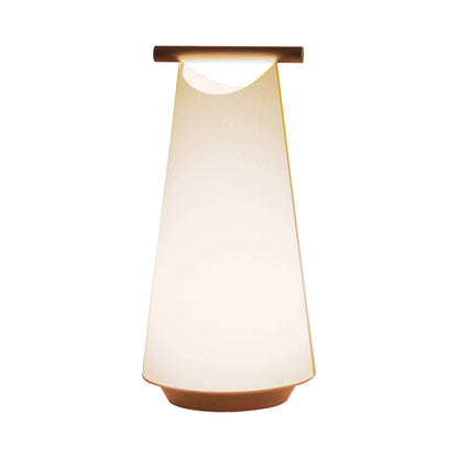 Catay Table Lamp in Walnut.