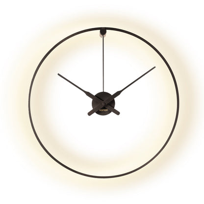Ombra Mini LED Wall Clock in Detail.