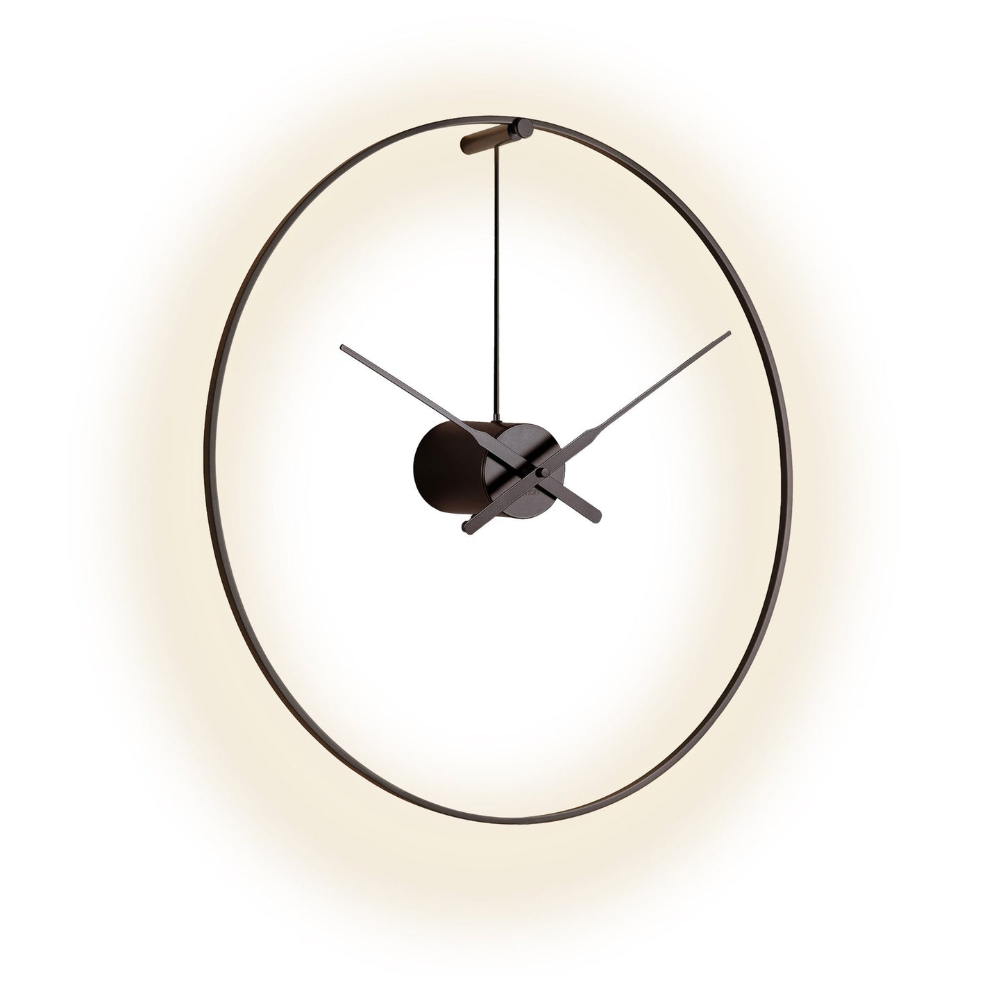 Ombra Mini LED Wall Clock in Detail.
