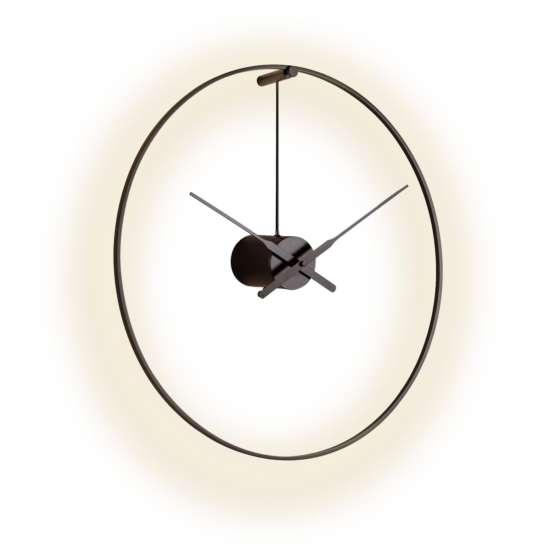 Ombra Mini LED Wall Clock in Detail.