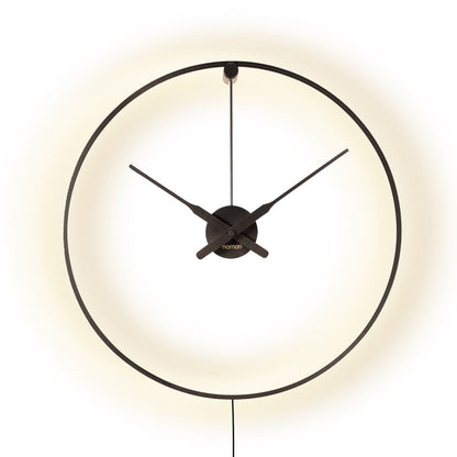 Ombra Mini LED Wall Clock in Detail.