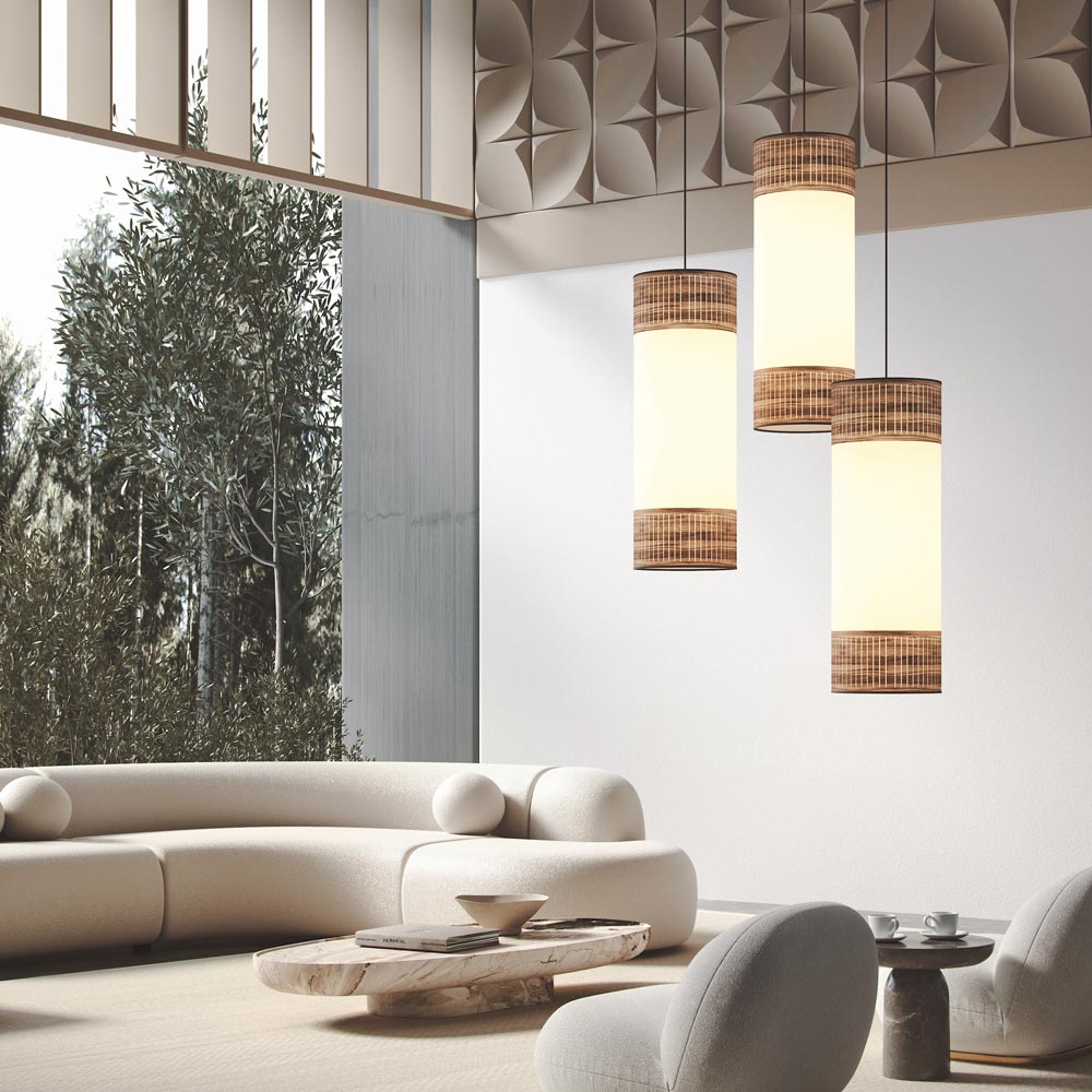 Tamíz Pendant Light in living room.