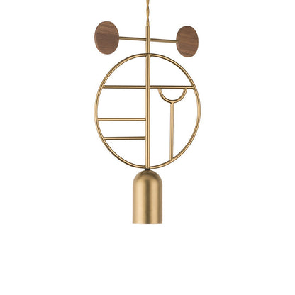 Wooden Dots WD06 Pendant Light in Detail.