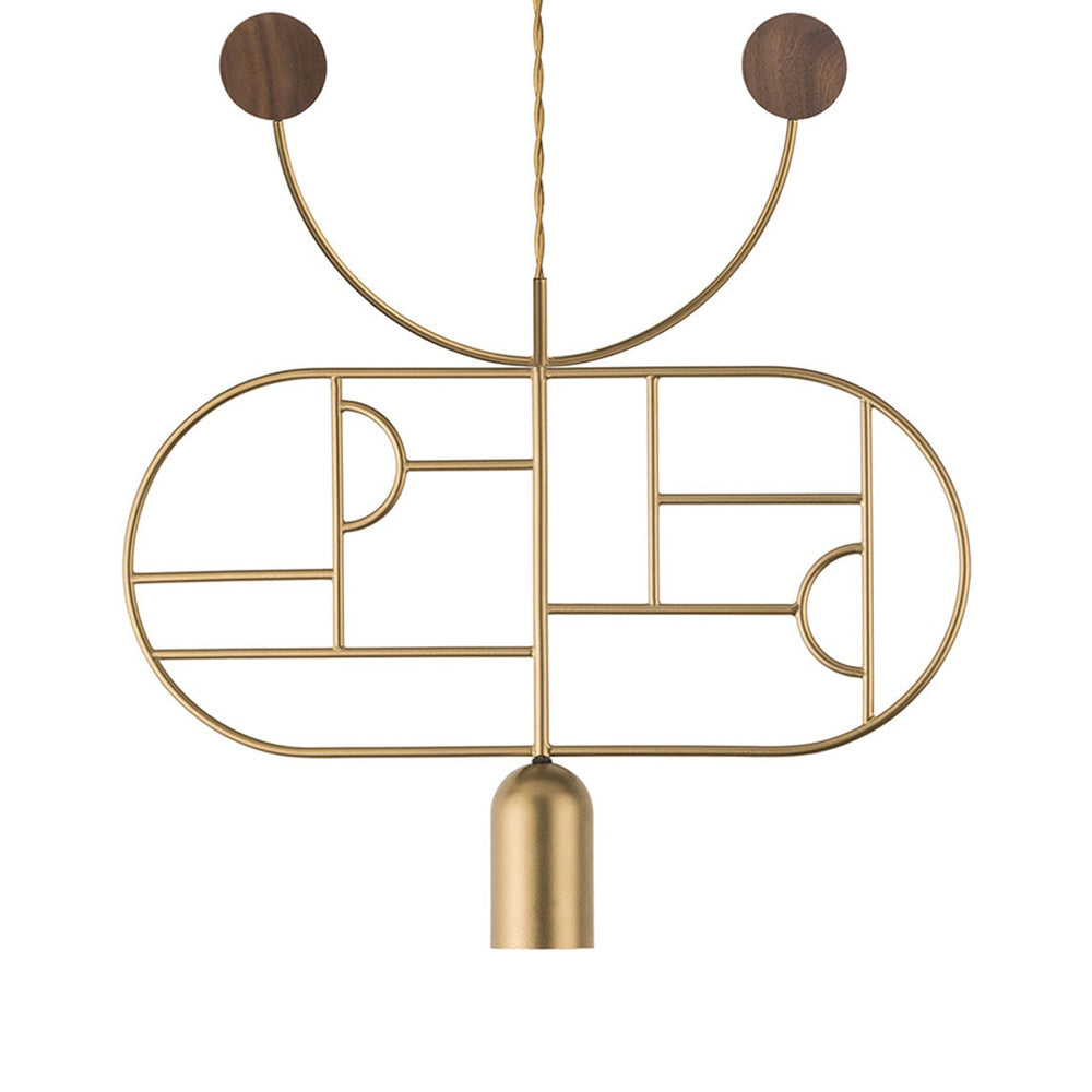 Wooden Dots WD08 Pendant Light in Detail.