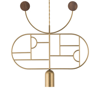 Wooden Dots WD08 Pendant Light in Detail.