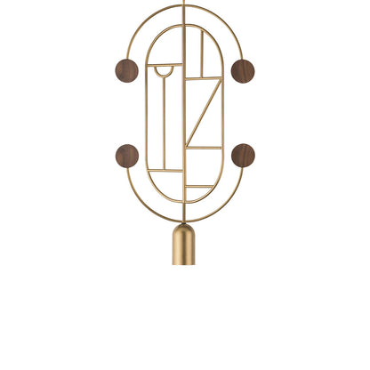 Wooden Dots WDS04 Pendant Light in Detail.
