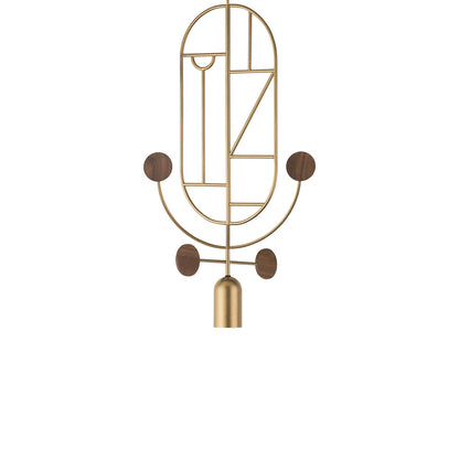 Wooden Dots WDS05 Pendant Light in Detail.
