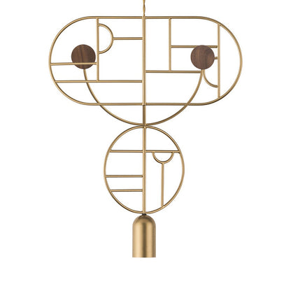 Wooden Dots WDS07 Pendant Light in Detail.