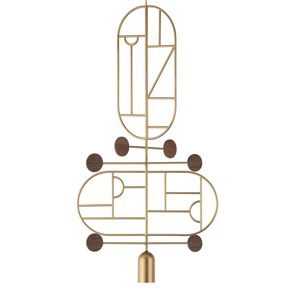 Wooden Dots WDS13 Pendant Light in Detail.