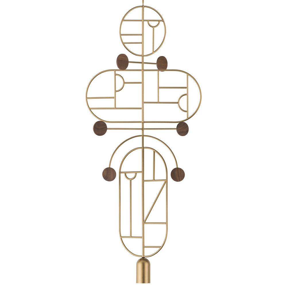 Wooden Dots WDS19 Pendant Light in Detail.