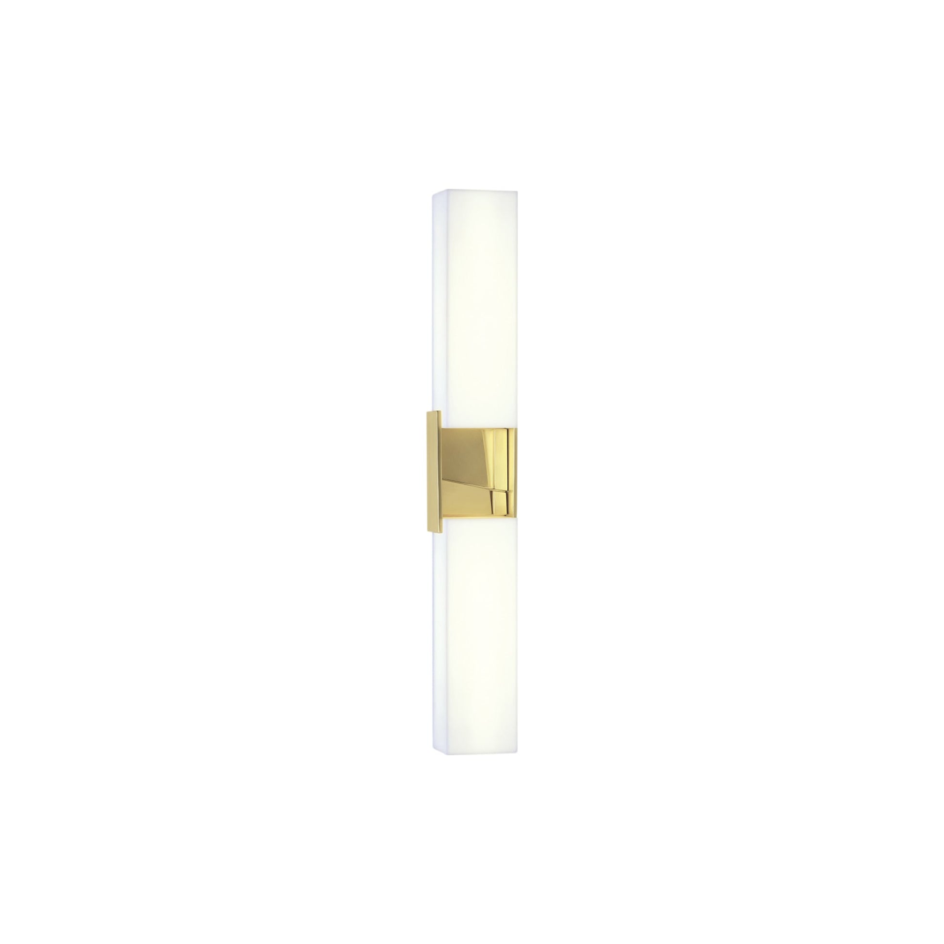 Artemis LED Bath Wall Light in Satin Brass (24-Inch).
