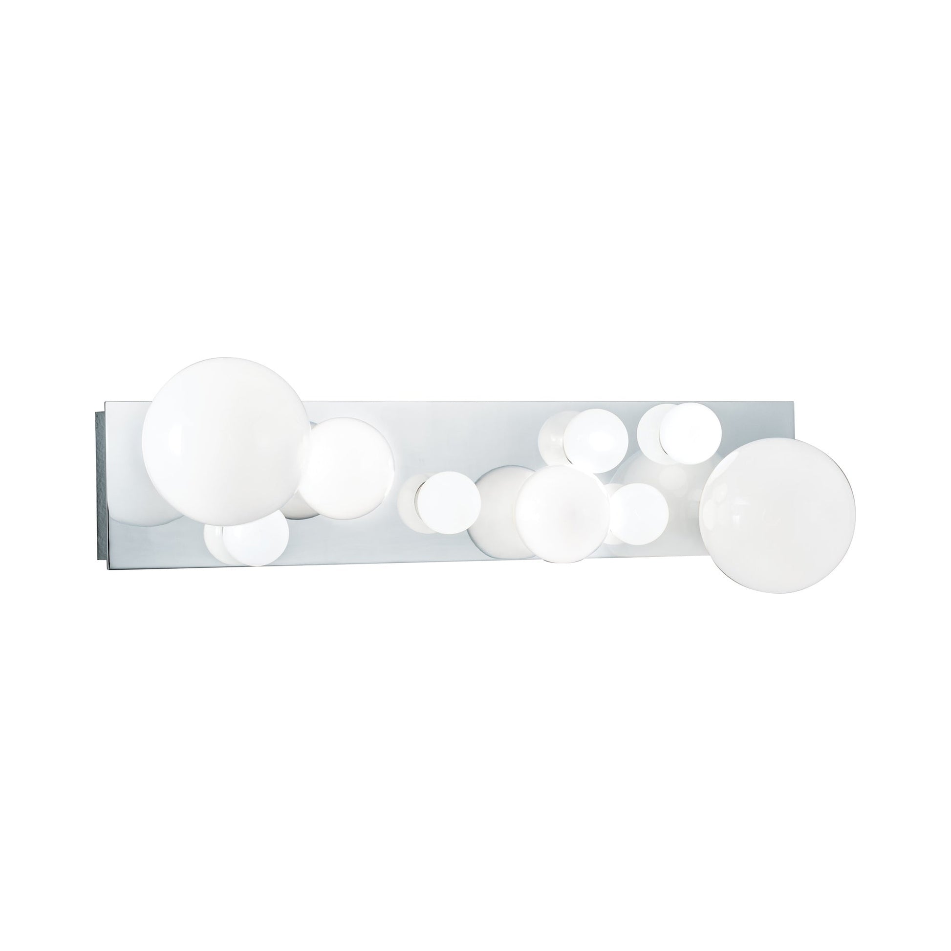 Hollywood Bath Wall Light in Chrome.