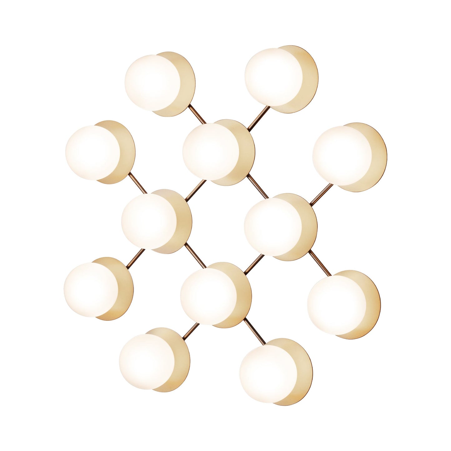 Liila Ceiling / Wall Light in Opal White (12-Light).