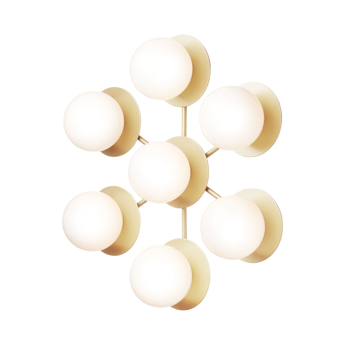 Liila Star Ceiling / Wall Light in Opal White.
