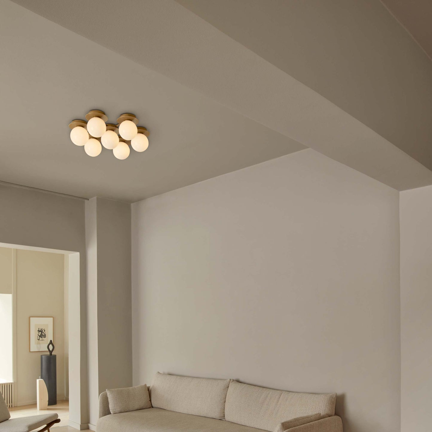 Liila Star Ceiling / Wall Light in living room.