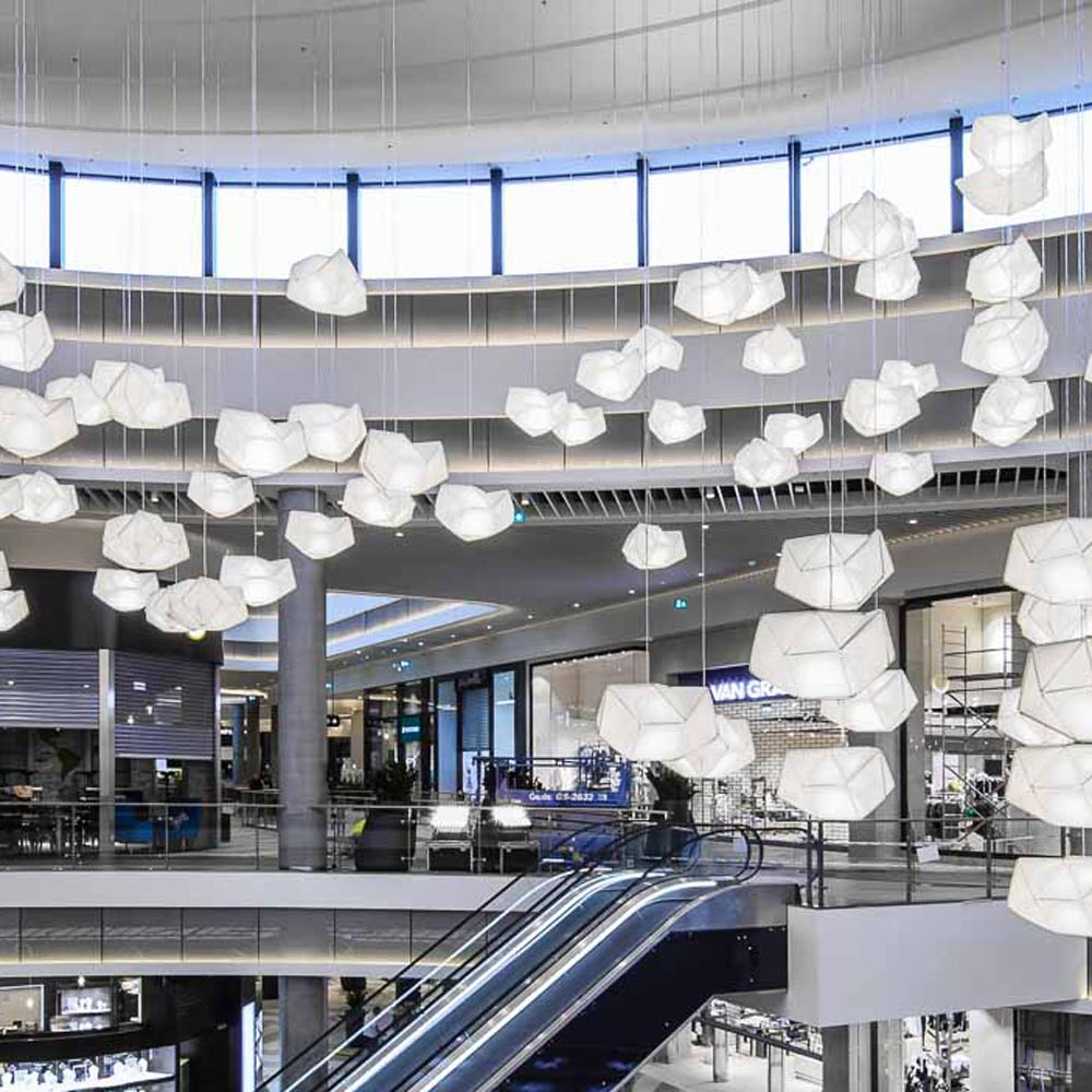 Fold Diamant Pendant Light in mall.