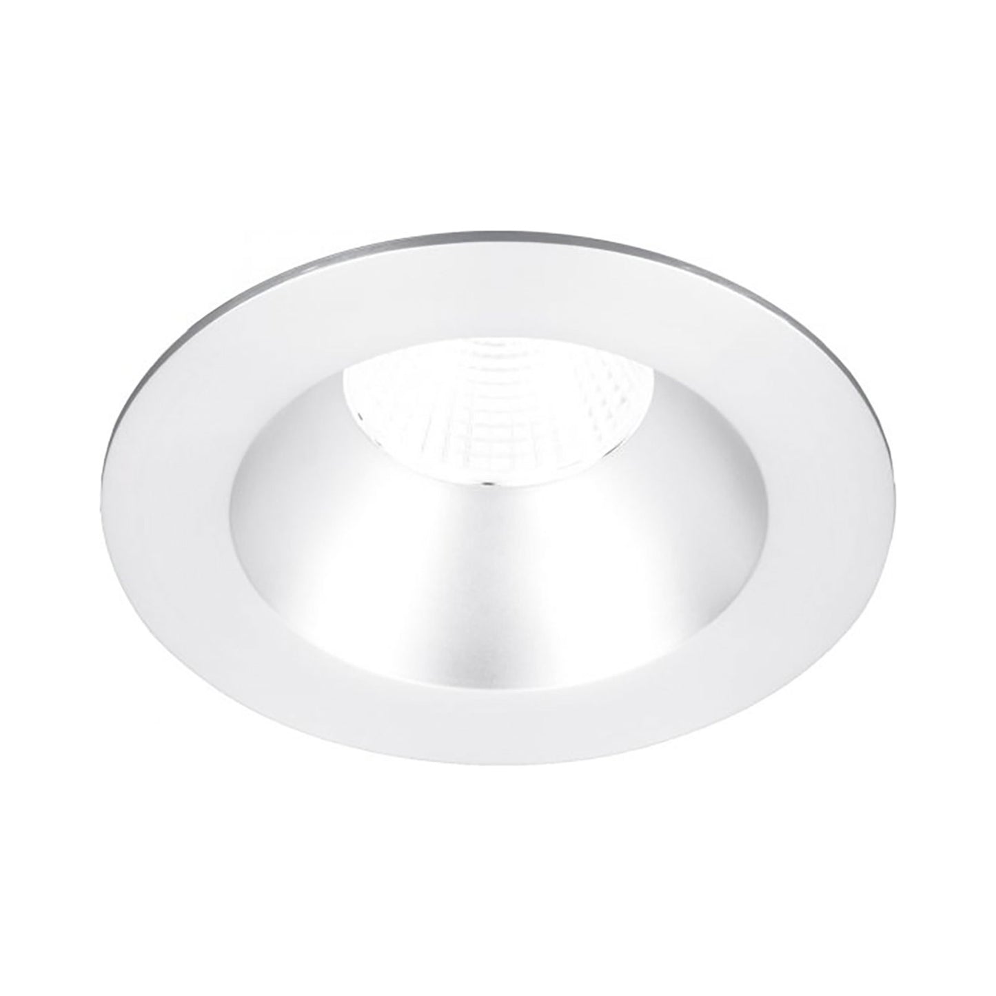 Ocular 3.0 Round Downlight LED Recessed Trim in White (Die-cast aluminum / 15-Degree/2700K/90CRI).