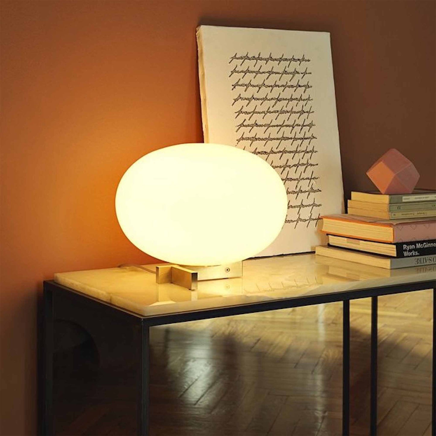 Alba Table Lamp in office.