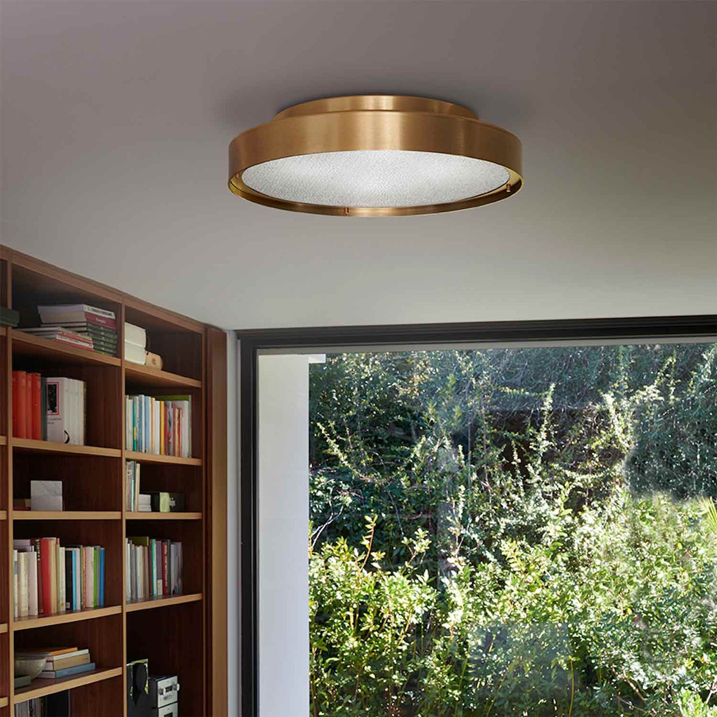 Berlin Ceiling/Wall Lamp in living room.