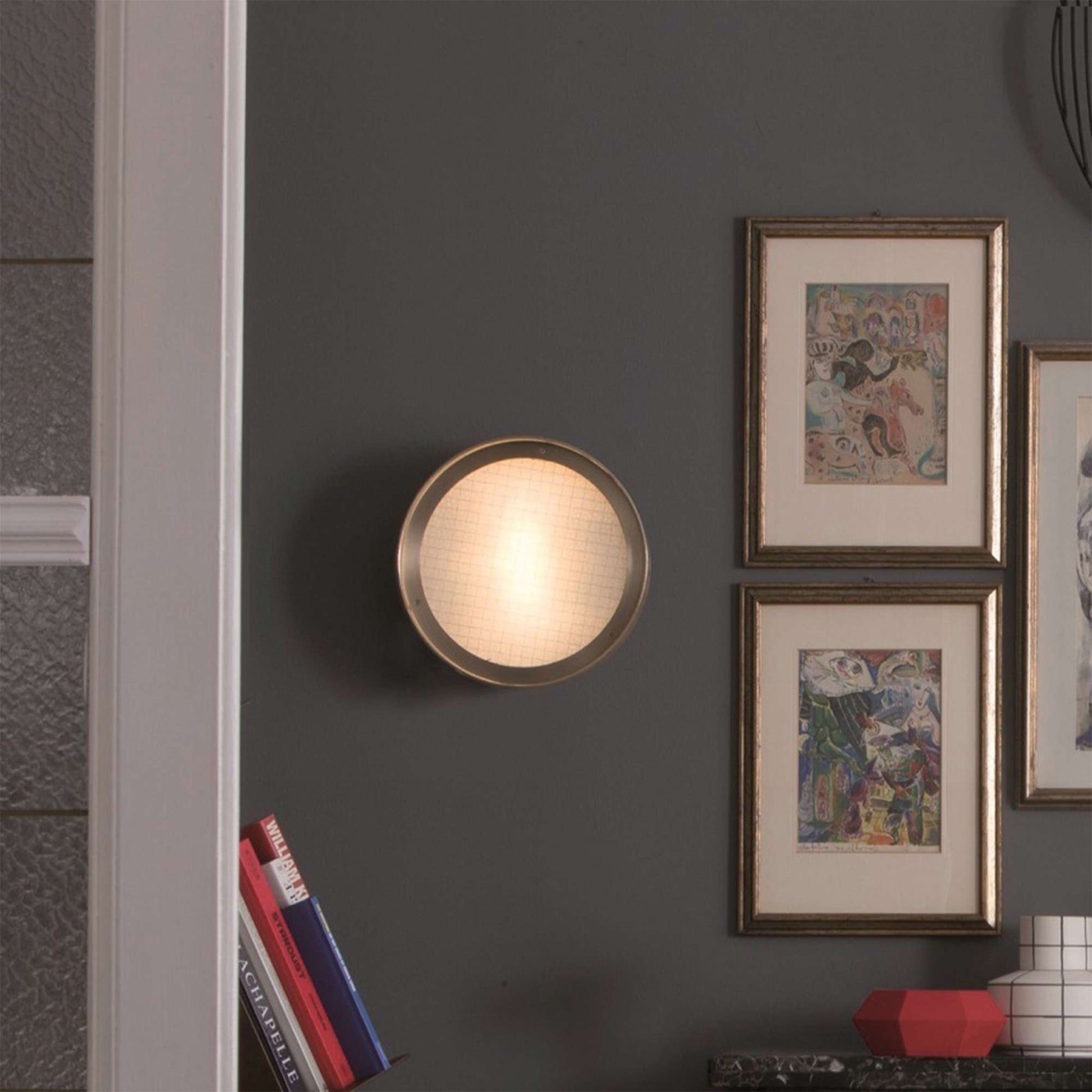 Berlin Ceiling/Wall Lamp in living room.