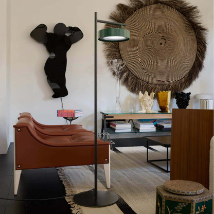 Berlin Outdoor Floor Lamp in living room.