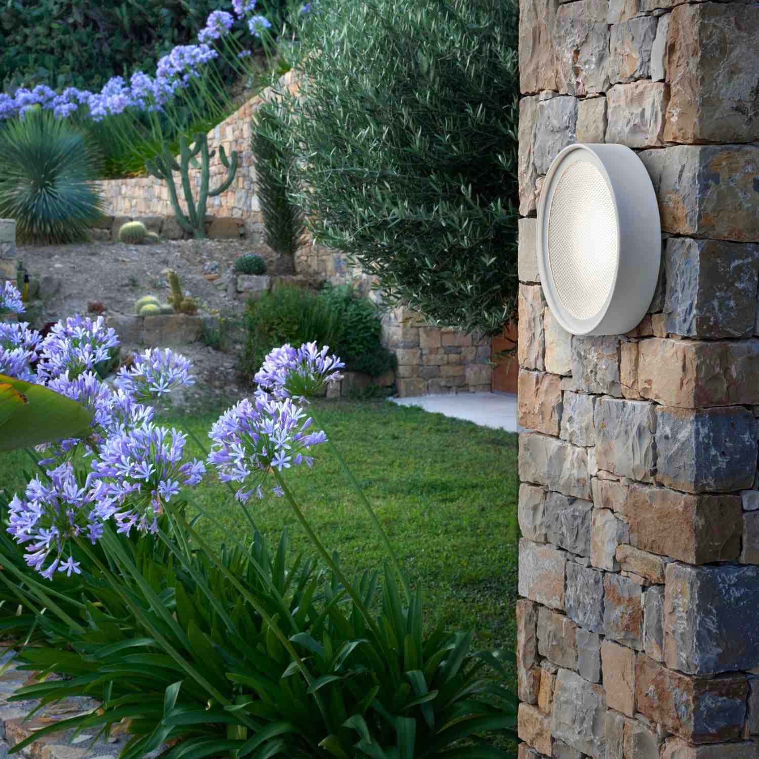 Berlin Outdoor Wall Light in Outside Area.