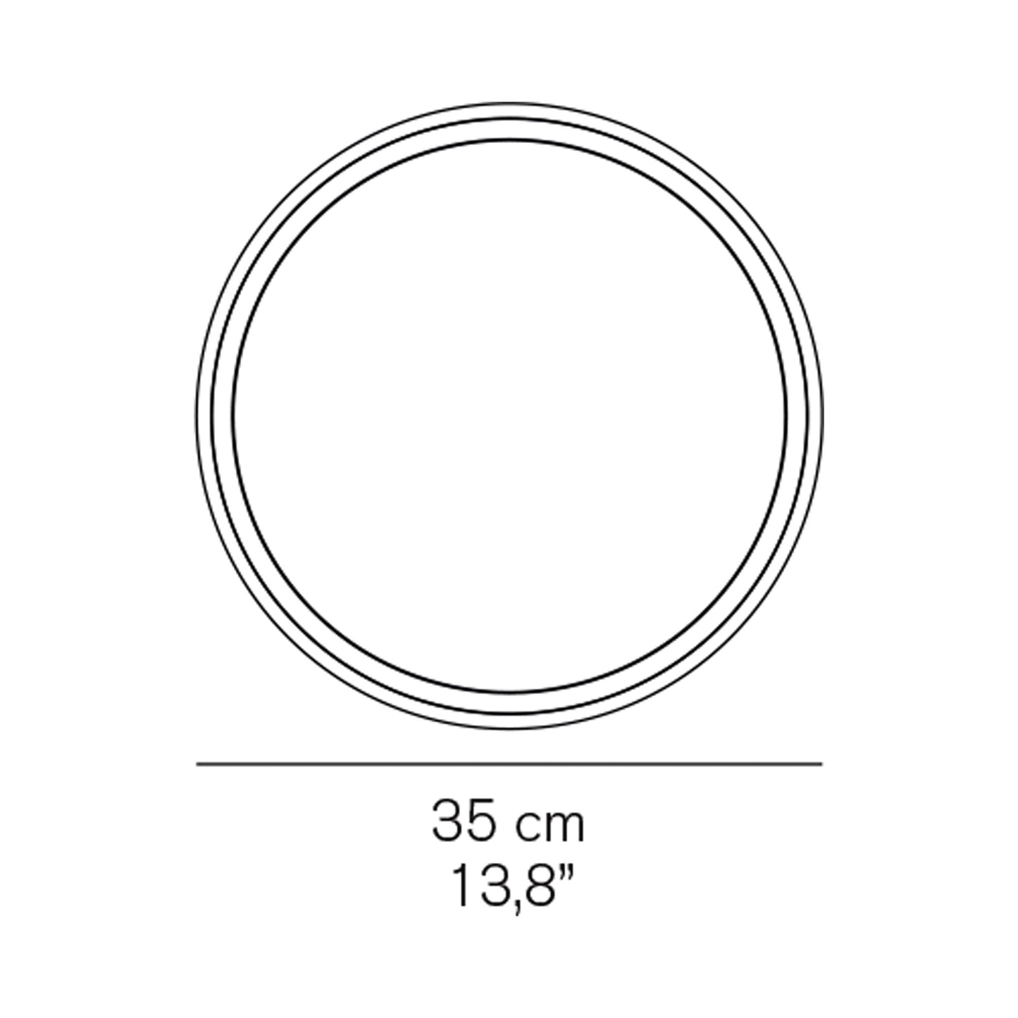 Berlin Outdoor Wall Light - line drawing.