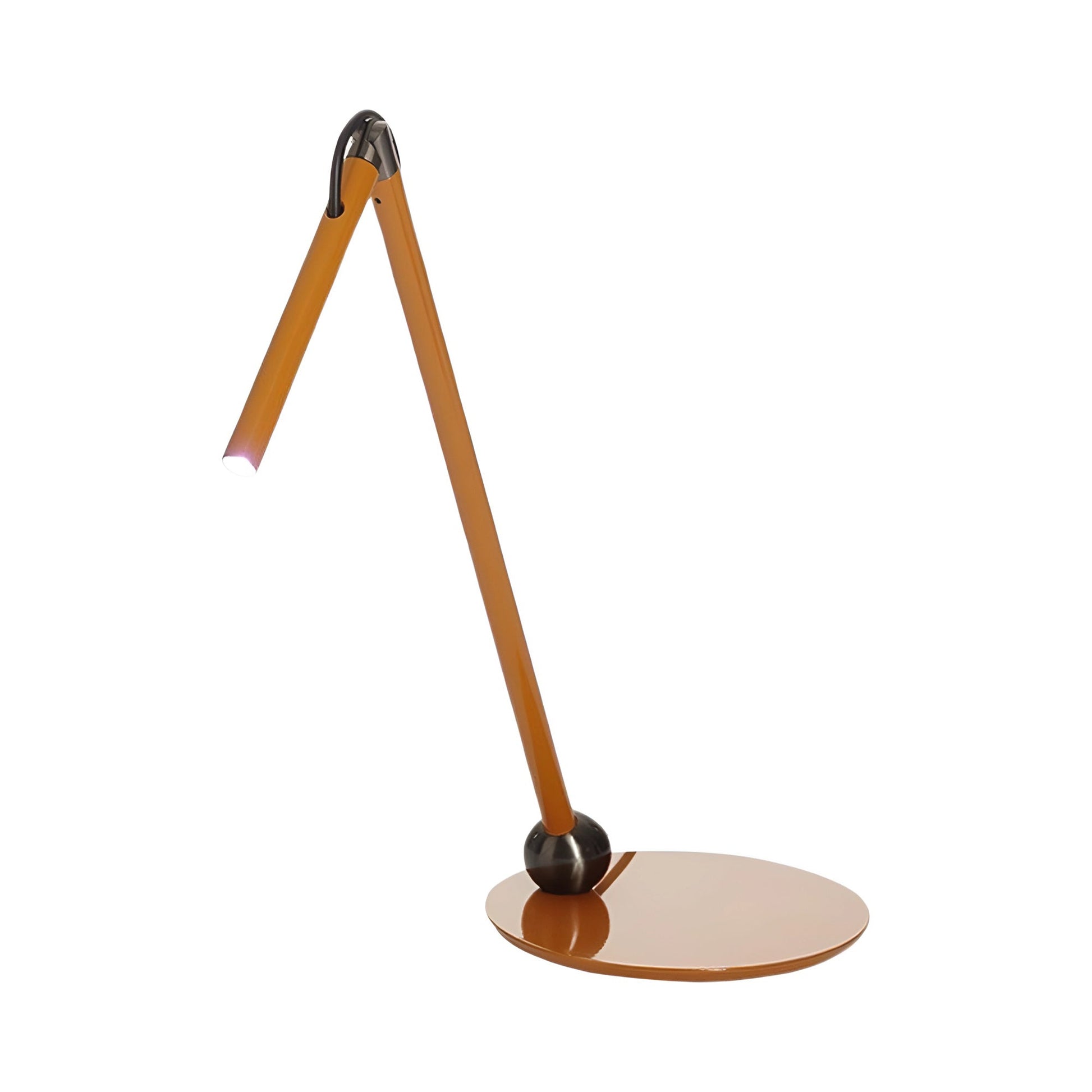 Calamaio LED Table Lamp in Mustard Yellow.